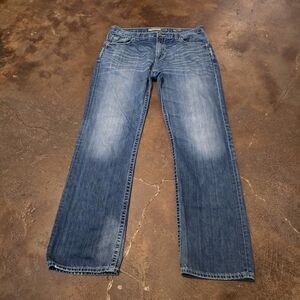 BKE Tyler Straight Medium Wash Jeans Men’s 36L Buckle Denim